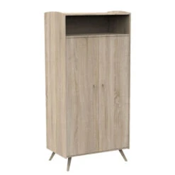 Armoire 2 Portes Et 1 Niche SAUTHON Access Chêne Doré