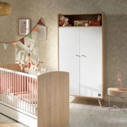 Armoire 2 Portes Et 1 Niche SAUTHON Access Chêne Doré/blanc 8 Armoire 2 Portes Et 1 Niche SAUTHON Access Chêne Doré/blanc -Sauthon armoire 2 portes et 1 niche sauthon access chene doreblanc 3