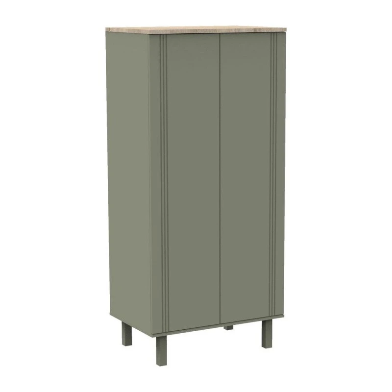 Armoire 2 Portes SAUTHON Eléonore Kaki 1 Armoire 2 Portes SAUTHON Eléonore Kaki