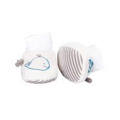 Chaussons 0/6m SAUTHON Blue Baleine 5 Chaussons 0/6m SAUTHON Blue Baleine -Sauthon bb chaussons 2