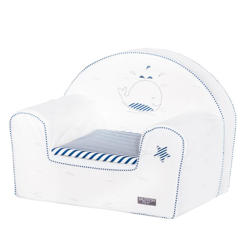 Fauteuil Club SAUTHON Blue Baleine 1 Fauteuil Club SAUTHON Blue Baleine