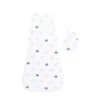 Gigoteuse Lange En Coton Bio 100cm SAUTHON Blue Baleine