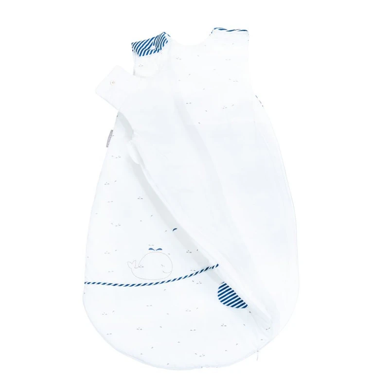 Gigoteuse Ouatinée 0/6m SAUTHON Blue Baleine 2 Gigoteuse Ouatinée 0/6m SAUTHON Blue Baleine – Image 2