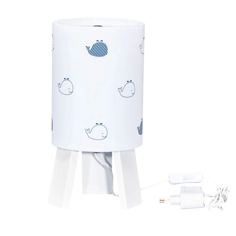 Lampe De Chevet SAUTHON Blue Baleine 3 Lampe De Chevet SAUTHON Blue Baleine – Image 3