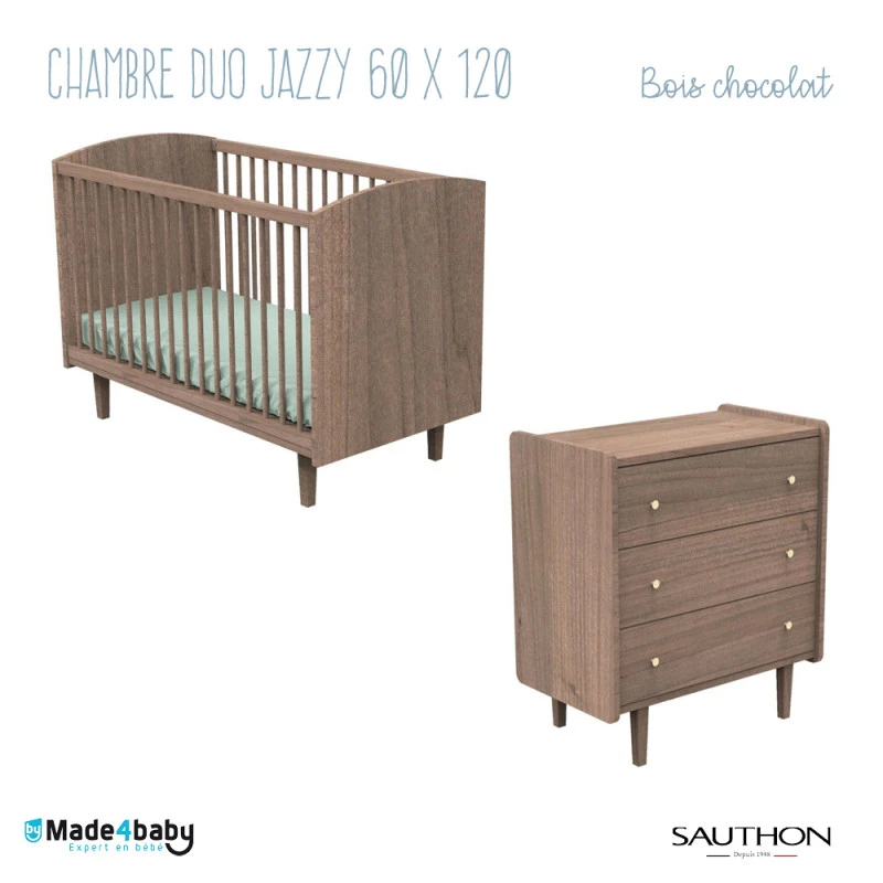 Chambre Duo Avec Lit 60x120 SAUTHON Jazzy 1 Chambre Duo Avec Lit 60x120 SAUTHON Jazzy