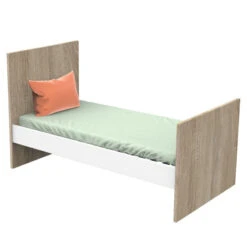 Chambre Trio Avec Little Big Bed 70x140 SAUTHON Nova Blanc Lin -Sauthon chambre trio lbb nova blanc 2