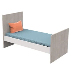 Chambre Trio Avec Little Big Bed 70x140 SAUTHON Nova Gris Loft -Sauthon chambre trio lbb nova gris perdrix 2