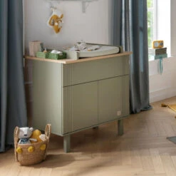 Commode 1t 2p SAUTHON Eléonore Kaki -Sauthon commode 1t 2p sauthon eleonore kaki 3