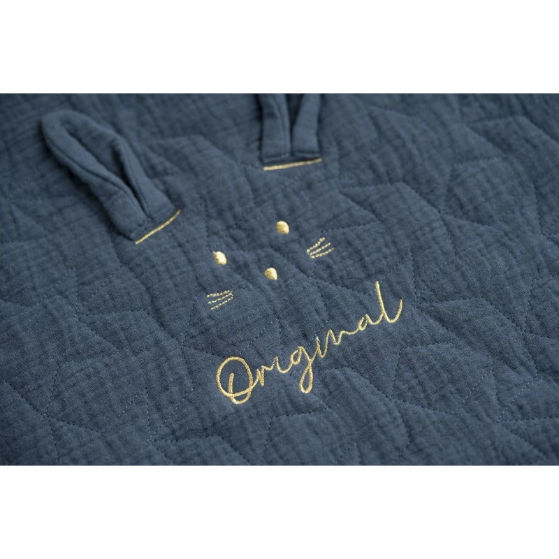 Couvre Lit Ovale Original SAUTHON Bleu Saphir 2 Couvre Lit Ovale Original SAUTHON Bleu Saphir – Image 2