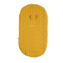 Couvre Lit Ovale Original SAUTHON Jaune Topaze
