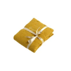 Couvre Lit Ovale Original SAUTHON Jaune Topaze -Sauthon couvre lit ovale original sauthon jaune topaze 1 2