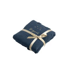 Couvre Lit Rectangulaire Original SAUTHON Bleu Saphir -Sauthon couvre lit rectangulaire original sauthon bleu saphir 1 2