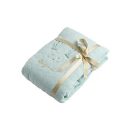 Sauthon 24 Sauthon -Sauthon edredon de lit 140x70 original sauthon bleu aqua 1