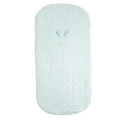 Edredon De Lit 140x70 Ovale Original SAUTHON Bleu Aqua