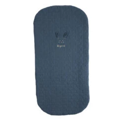 Edredon De Lit 140x70 Ovale Original SAUTHON Bleu Saphir