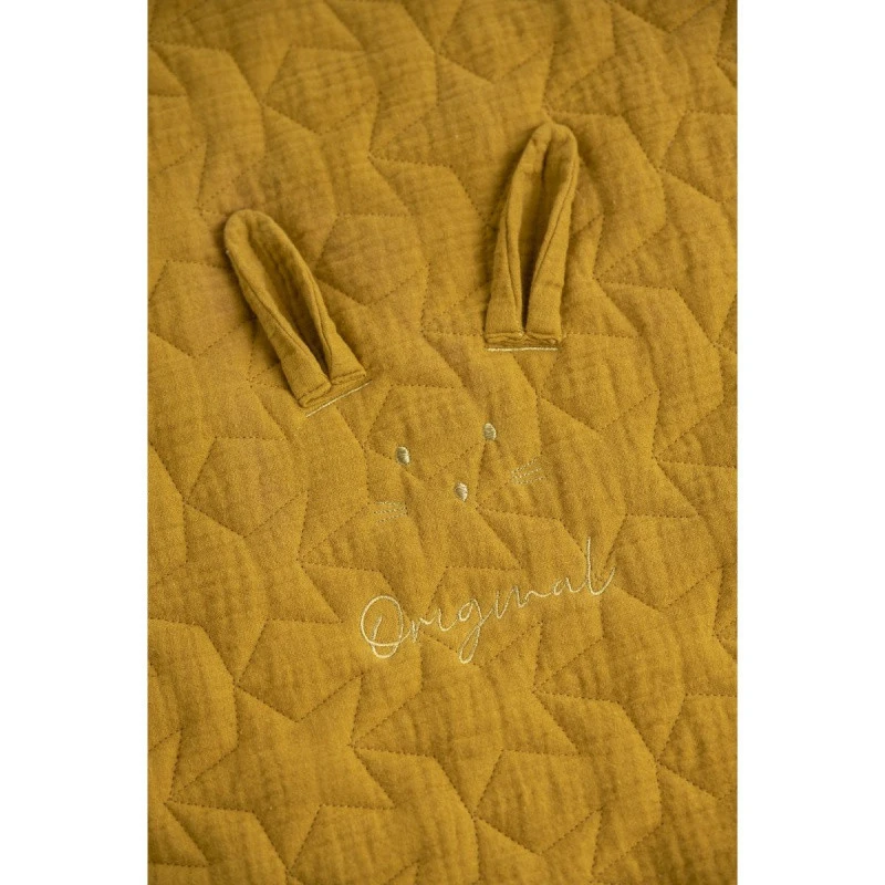 Edredon De Lit 140x70 Ovale Original SAUTHON Jaune Topaze 2 Edredon De Lit 140x70 Ovale Original SAUTHON Jaune Topaze – Image 2