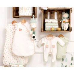 Gigoteuse Naissance à Volants écru SAUTHON Botanica -Sauthon gigoteuse naissance a volants ecru sauthon botanica 3