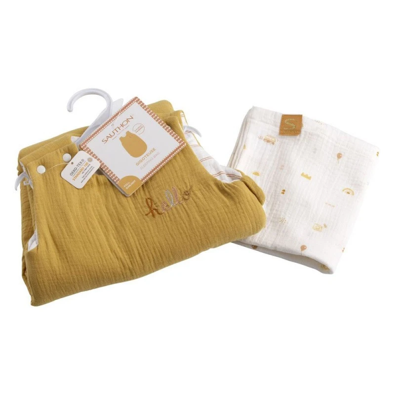 Gigoteuse Ouatinée 0-6 M Jaune SAUTHON Sunlight 5 Gigoteuse Ouatinée 0-6 M Jaune SAUTHON Sunlight – Image 5