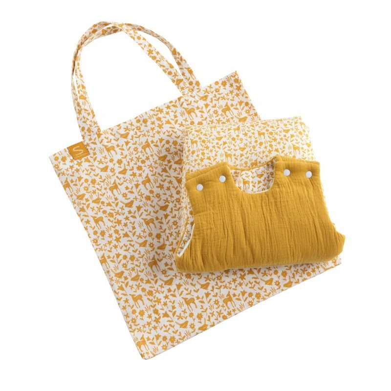 Gigoteuse Ouatinée 0-6 Mois Jaune Topaze SAUTHON Promenons-nous 2 Gigoteuse Ouatinée 0-6 Mois Jaune Topaze SAUTHON Promenons-nous – Image 2