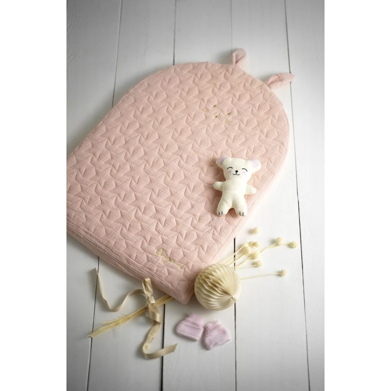 Housse De Matelas à Langer Original SAUTHON Rose Quartz 4 Housse De Matelas à Langer Original SAUTHON Rose Quartz – Image 4