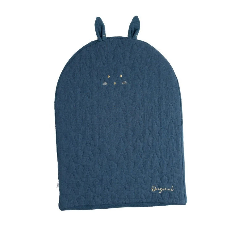 Housse De Matelas à Langer Ovale Original SAUTHON Bleu Saphir 1 Housse De Matelas à Langer Ovale Original SAUTHON Bleu Saphir