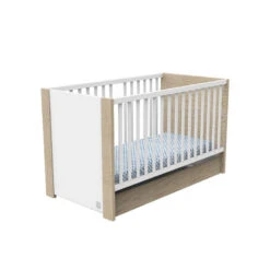 Little Big Bed 70x140 Antonin SAUTHON Bois/blanc -Sauthon little big bed 70x140 antonin sauthon boisblanc 2
