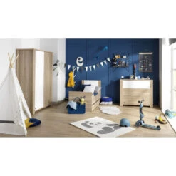 Little Big Bed 70x140 Antonin SAUTHON Bois/blanc -Sauthon little big bed 70x140 antonin sauthon boisblanc 4