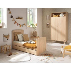 Little Big Bed 70x140 SAUTHON Access Chêne Doré -Sauthon little big bed 70x140 sauthon access chene dore 4