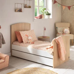Little Big Bed 70x140 SAUTHON Access Chêne Doré/blanc 13 Little Big Bed 70x140 SAUTHON Access Chêne Doré/blanc -Sauthon little big bed 70x140 sauthon access chene doreblanc 5