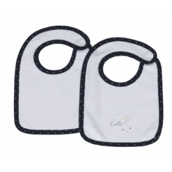 Lot De 2 Bavoirs SAUTHON Hello