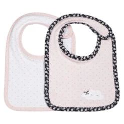 Lot De 2 Bavoirs SAUTHON Miss Fleur De Lune