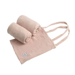 Lot De 2 Draps Housse 70x140 Original SAUTHON Rose Quartz