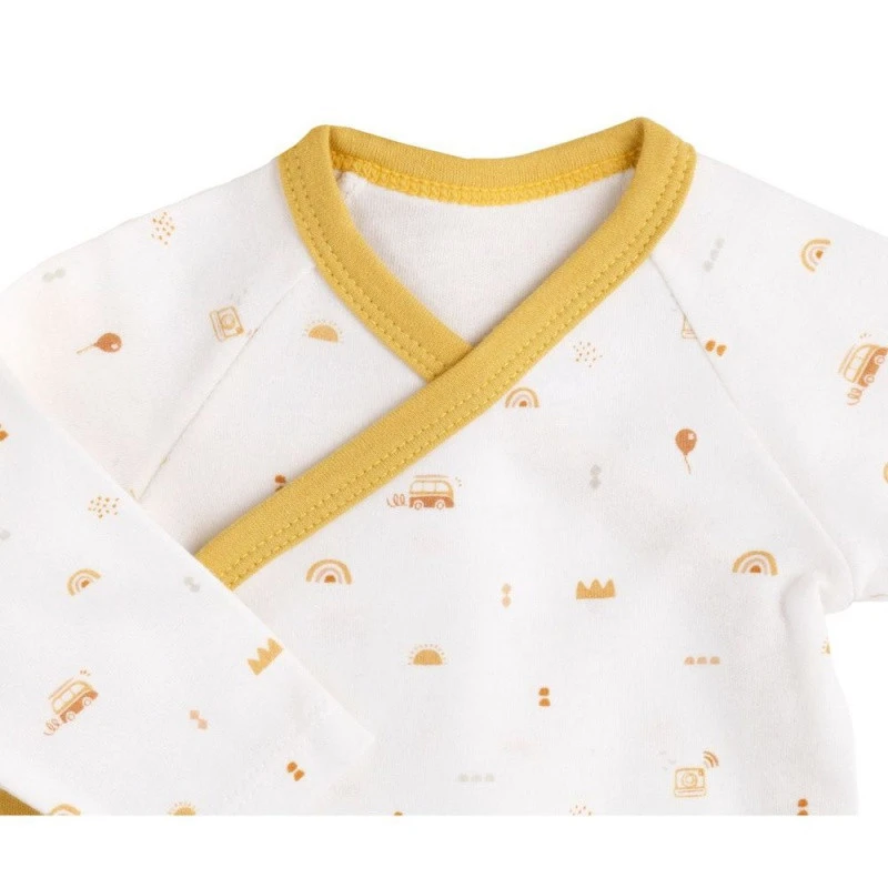 Lot De 3 Bodies à Manches Longues 3mois SAUTHON Sunlight 2 Lot De 3 Bodies à Manches Longues 3mois SAUTHON Sunlight – Image 2