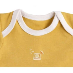 Lot De 3 Bodies à Manches Courtes 6 Mois SAUTHON Sunlight -Sauthon lot de 3 bodies a manches courtes 6 mois sauthon sunlight 2