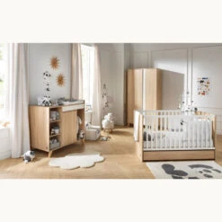 Little Big Bed 70x140 Nova SAUTHON Blanc Lin -Sauthon nova blanc little big bed 140 x 70 2