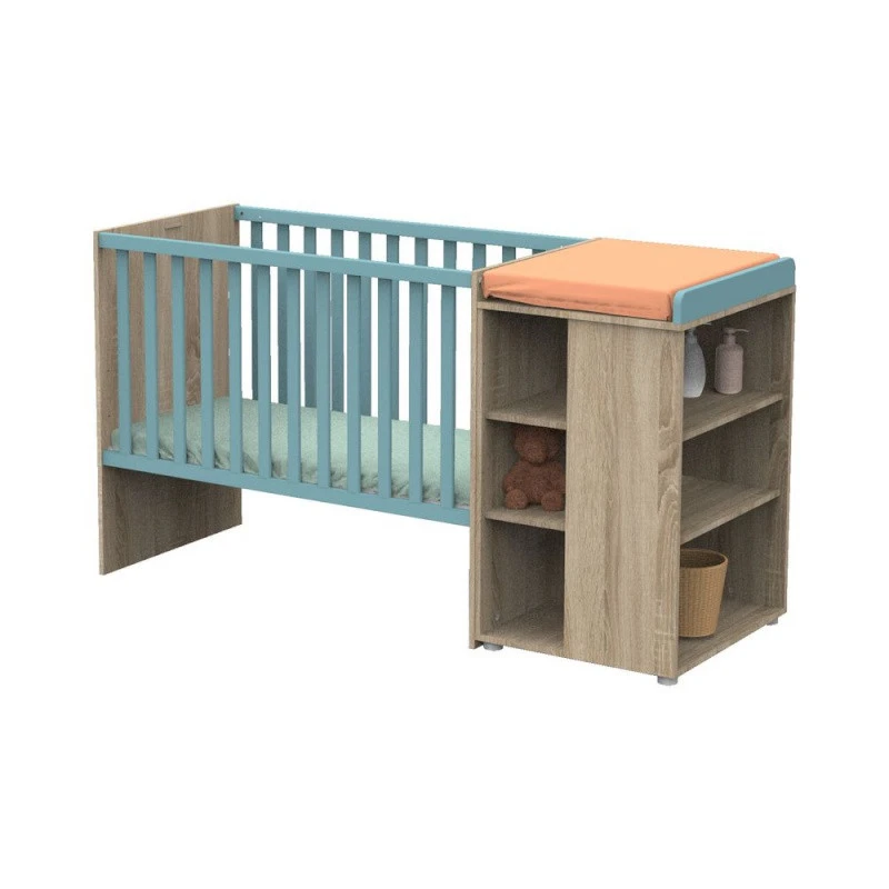 Lit Combiné évolutif 60x120 Nova SAUTHON Argile Douce 1 Lit Combiné évolutif 60x120 Nova SAUTHON Argile Douce