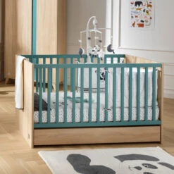 Little Big Bed 70x140 Nova SAUTHON Argile Douce -Sauthon nova bleu little big bed 140 x 70 3