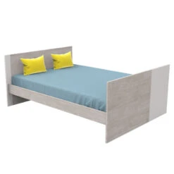 Lit 70x140 évolutif 90/140 X190 Nova SAUTHON Gris Loft 8 Lit 70x140 évolutif 90/140 X190 Nova SAUTHON Gris Loft -Sauthon nova gris perdrix lit 140x70 en 190 3