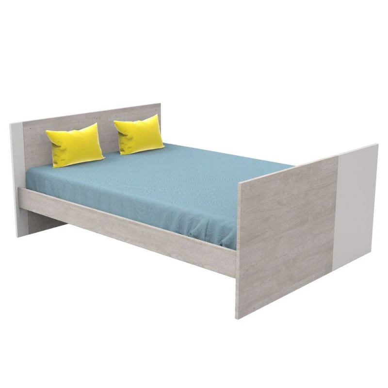 Lit 70x140 évolutif 90/140 X190 Nova SAUTHON Gris Loft 4 Lit 70x140 évolutif 90/140 X190 Nova SAUTHON Gris Loft – Image 4