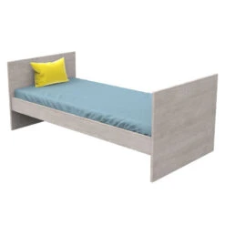 Lit 70x140 évolutif 90/140 X200 Nova SAUTHON Gris Loft -Sauthon nova gris perdrix lit 140x70 en 200 2