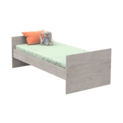 Lit Combiné évolutif 60x120 Nova SAUTHON Gris Loft -Sauthon nova gris perdrix lit combine 120x60 4