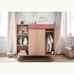 Commode évolutive Nova SAUTHON Rose Canyon -Sauthon nova rose commode evolutive 5