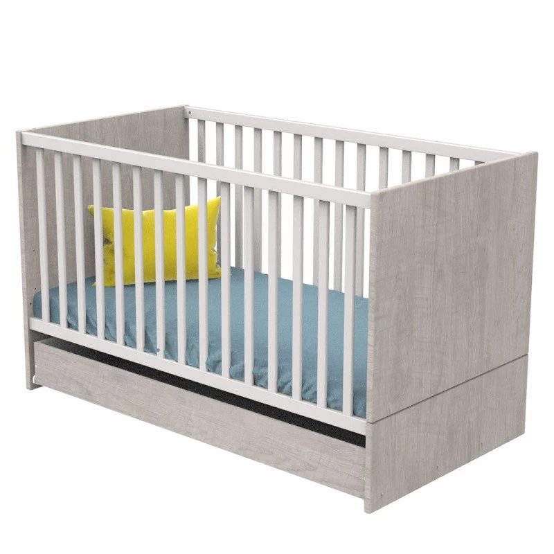 Tiroir Pour Little Big Bed 70x140 Nova SAUTHON Gris Loft 2 Tiroir Pour Little Big Bed 70x140 Nova SAUTHON Gris Loft – Image 2