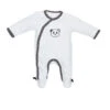Pyjama En Velours 1mois Blanc SAUTHON Chao Chao