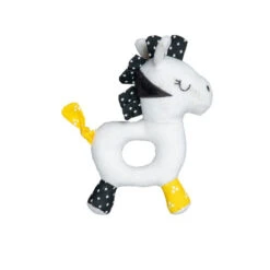 Hochet SAUTHON Pluche Et Pompon