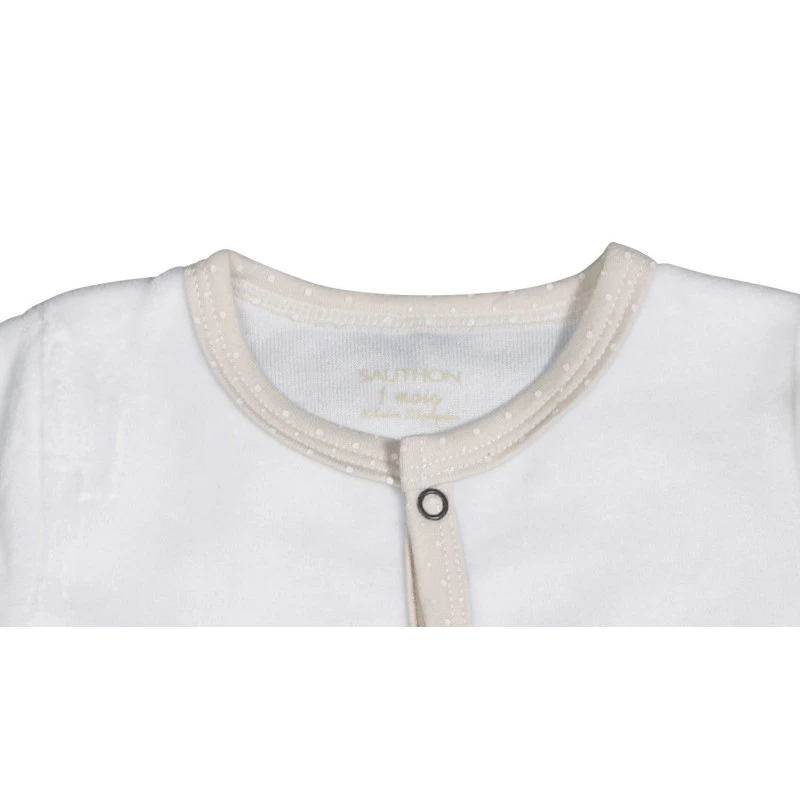 Pyjama Blanc Naissance SAUTHON Timouki 3 Pyjama Blanc Naissance SAUTHON Timouki – Image 3