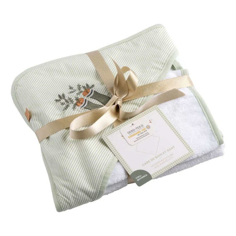 Sortie De Bain Et Gant SAUTHON Botanica 2 Sortie De Bain Et Gant SAUTHON Botanica – Image 2