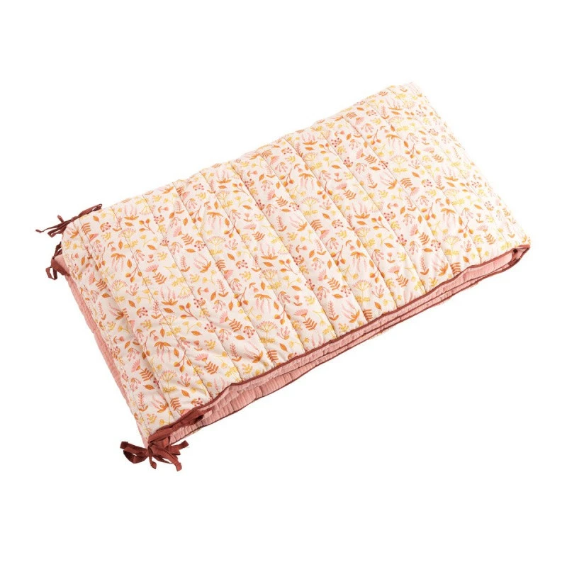 Tour De Lit Jaune Et Rose SAUTHON Esmée 2 Tour De Lit Jaune Et Rose SAUTHON Esmée – Image 2