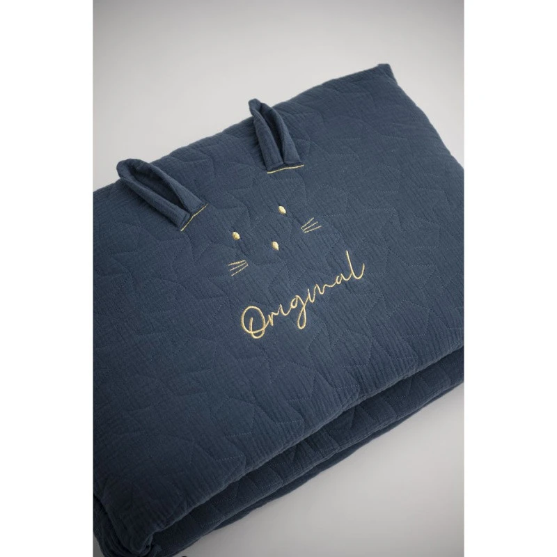 Tour De Lit Original SAUTHON Bleu Saphir 4 Tour De Lit Original SAUTHON Bleu Saphir – Image 4