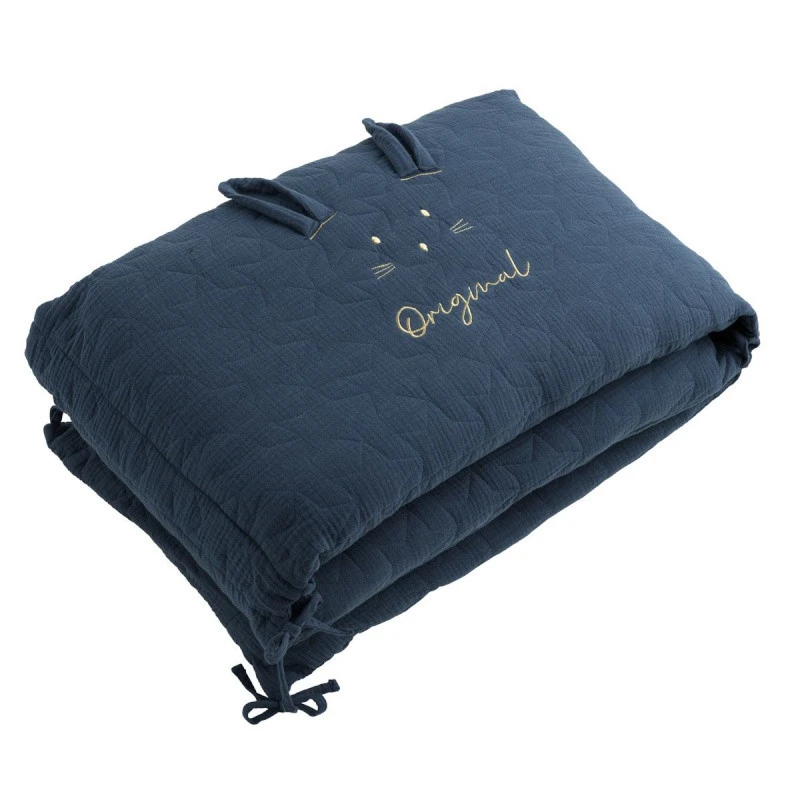 Tour De Lit Original SAUTHON Bleu Saphir 1 Tour De Lit Original SAUTHON Bleu Saphir